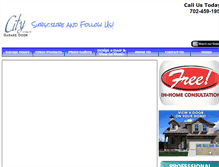 Tablet Screenshot of garagedoorslv.com